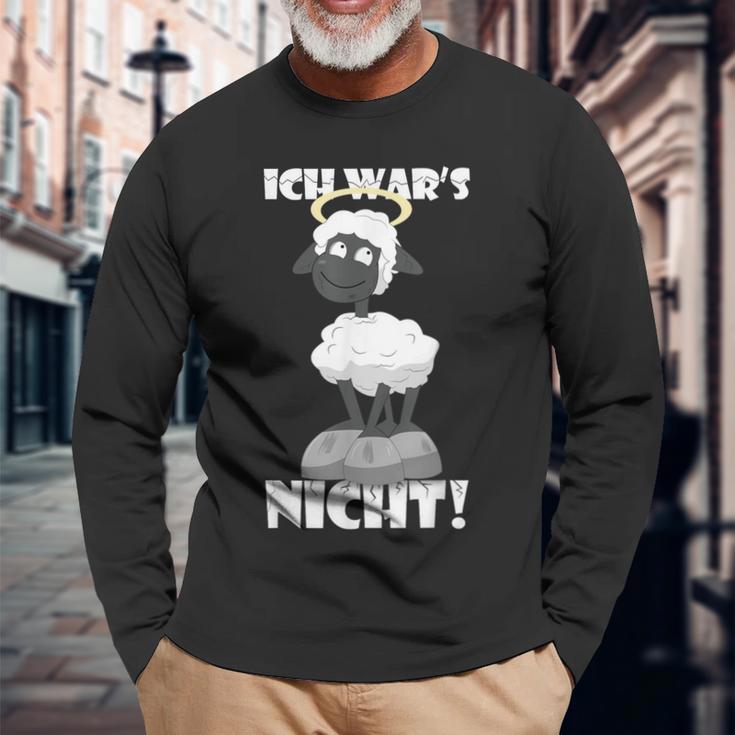 Das Schaf War Es Nicht Oder Ich Wars Nicht Süßsheep German S Langarmshirts Geschenke für alte Männer