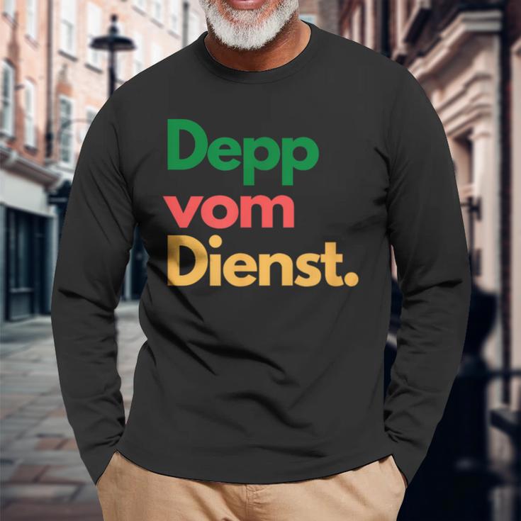 Deppom Dienst Langarmshirts Geschenke für alte Männer