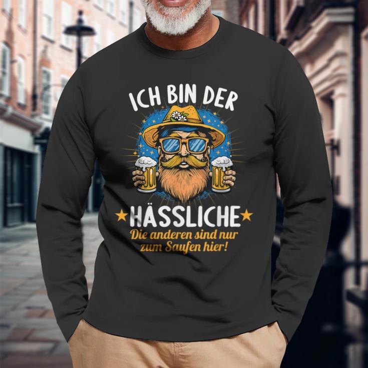 Der Hässliche Heiratet Wir Saufen Jga Junggesellenabschied Langarmshirts Geschenke für alte Männer