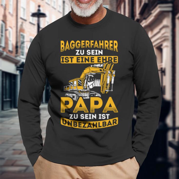 Digger Driver Honor Dad Priceless Digger Digger Driver Langarmshirts Geschenke für alte Männer