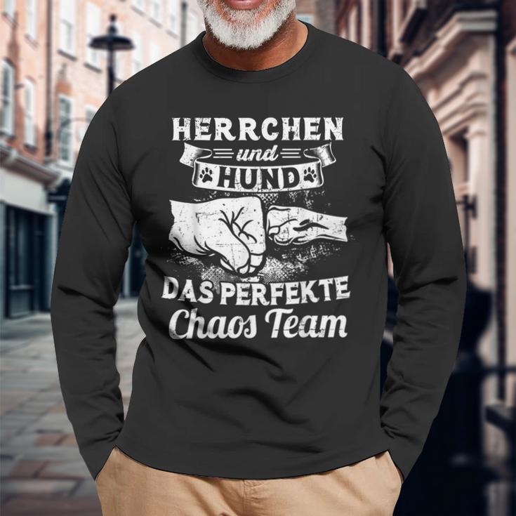 Dog Dad Dachshund Langarmshirts Geschenke für alte Männer