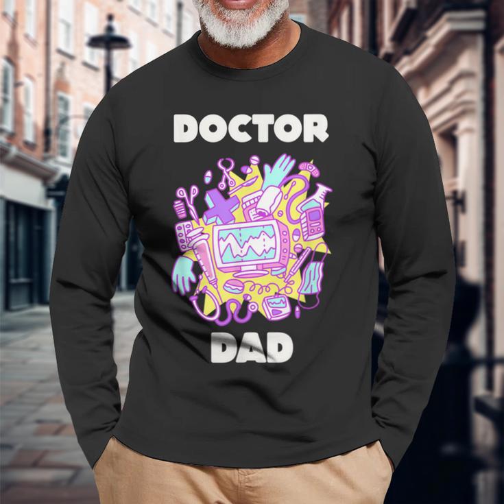 Doktor Papa Alles Gute Zum Tag Der Ärzte Langarmshirts Geschenke für alte Männer