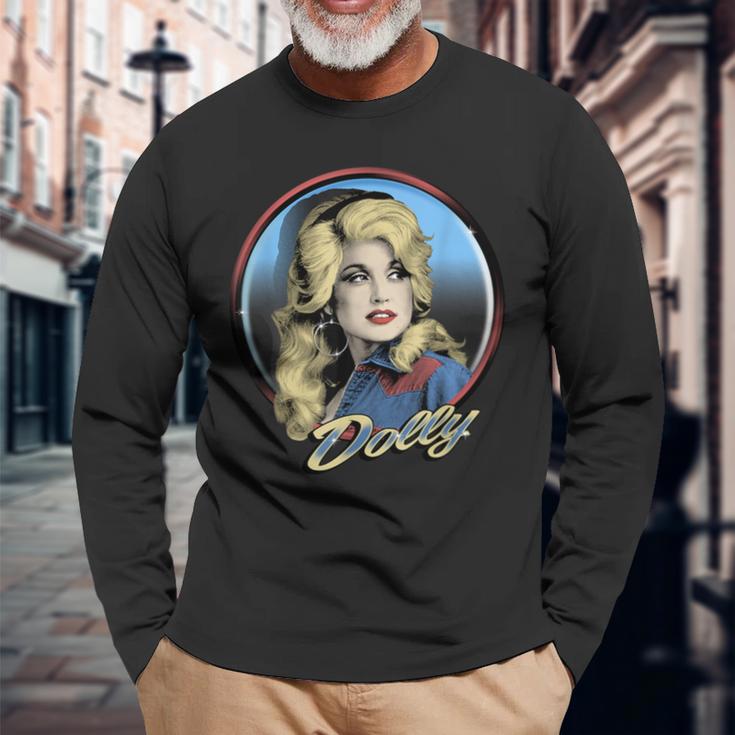 Dolly Parton Western Langarmshirts Geschenke für alte Männer