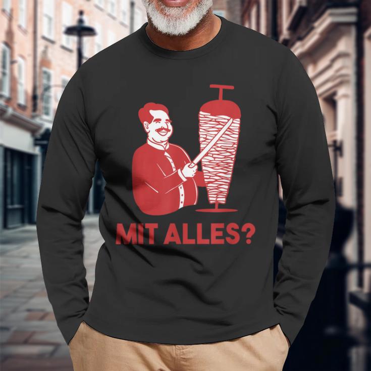 Doner Kebab Mit Alles Dad Joke Langarmshirts Geschenke für alte Männer