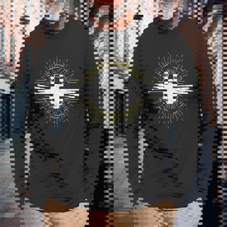 Drummer Drumsticks Drumsticks Drummer Langarmshirts Geschenke für alte Männer