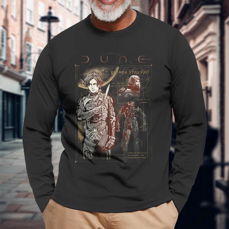 Dune Paul Atreides Schimatic Poster Langarmshirts Geschenke für alte Männer