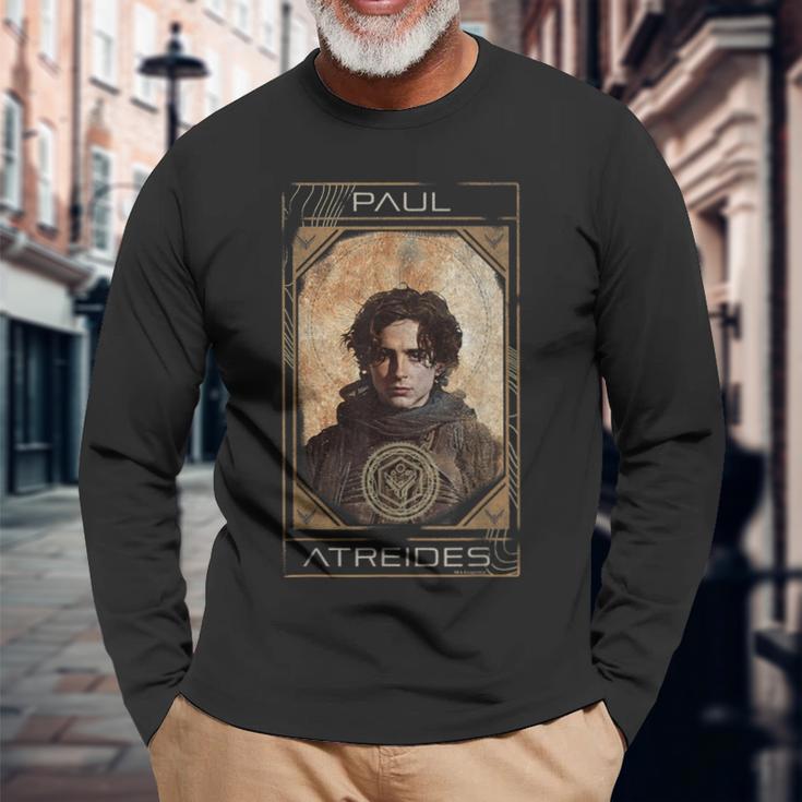 Dune Paul Atreides Tarot Card Langarmshirts Geschenke für alte Männer