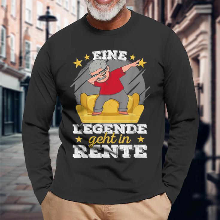 Eine Legende Geht in Rente Langarmshirts, Witziges Abschieds-Geschenk Geschenke für alte Männer