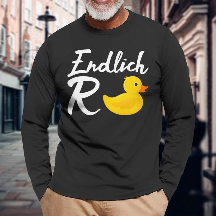 Endlich Retirement Langarmshirts Geschenke für alte Männer