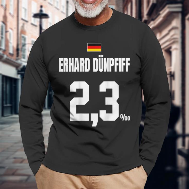 Erhard Dünpfiff Sauftrikot X Malle Party Trikot Deutschland Langarmshirts Geschenke für alte Männer