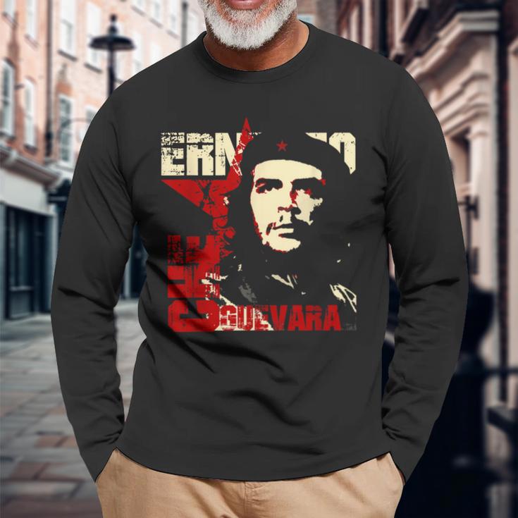 Ernesto Che Guevara Cuba El Che Cuban Revolution Che Langarmshirts Geschenke für alte Männer