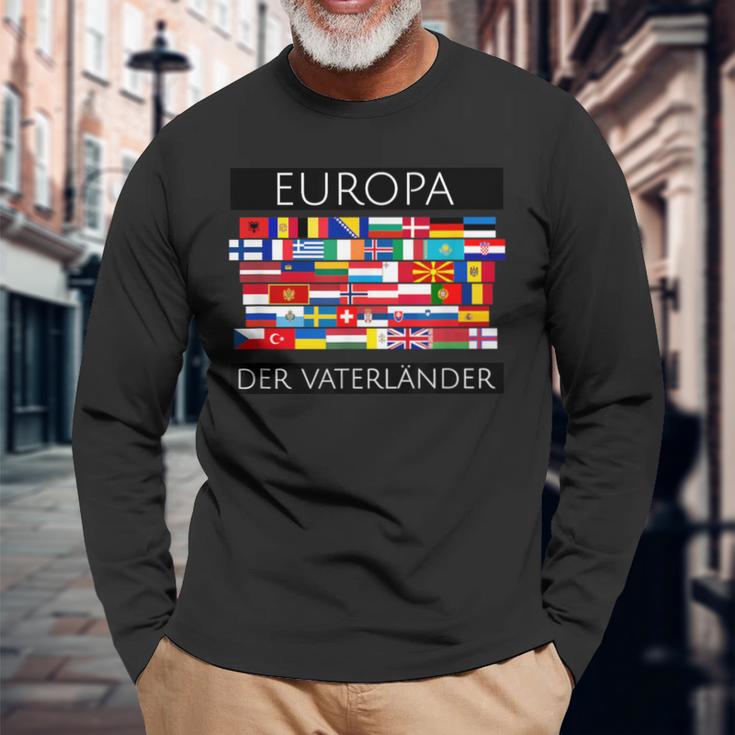 Europe Der Faterländer Anti-Eu Langarmshirts Geschenke für alte Männer