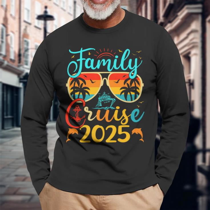 Family Cruise 2025 Summer Vacation Matching Family Cruise Long Sleeve T-Shirt Gifts for Old Men