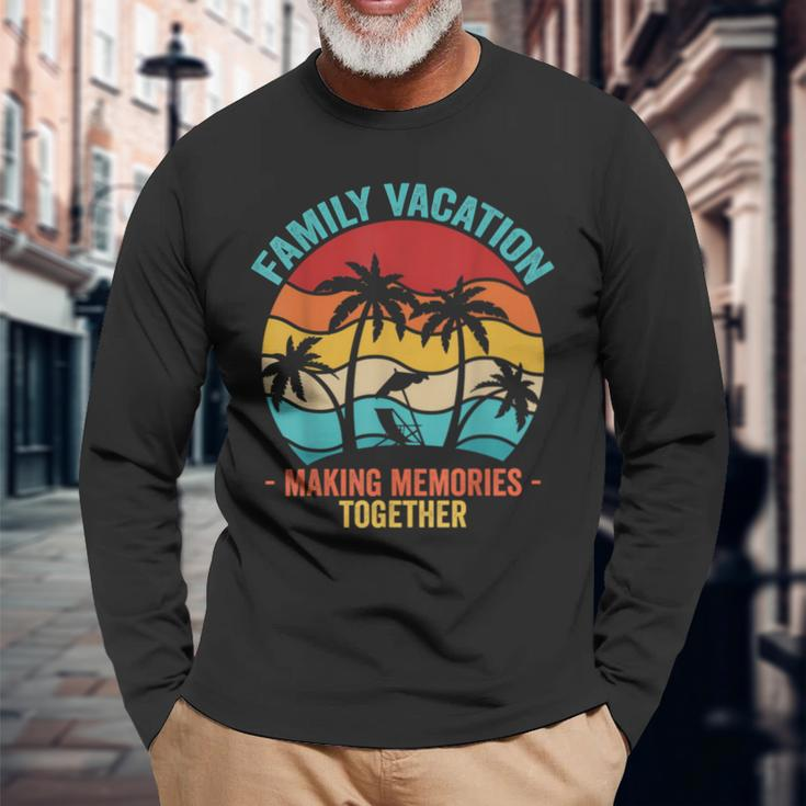 Family Vacation 2024 Beach Matching Family Vacation 2024 Long Sleeve T-Shirt Gifts for Old Men