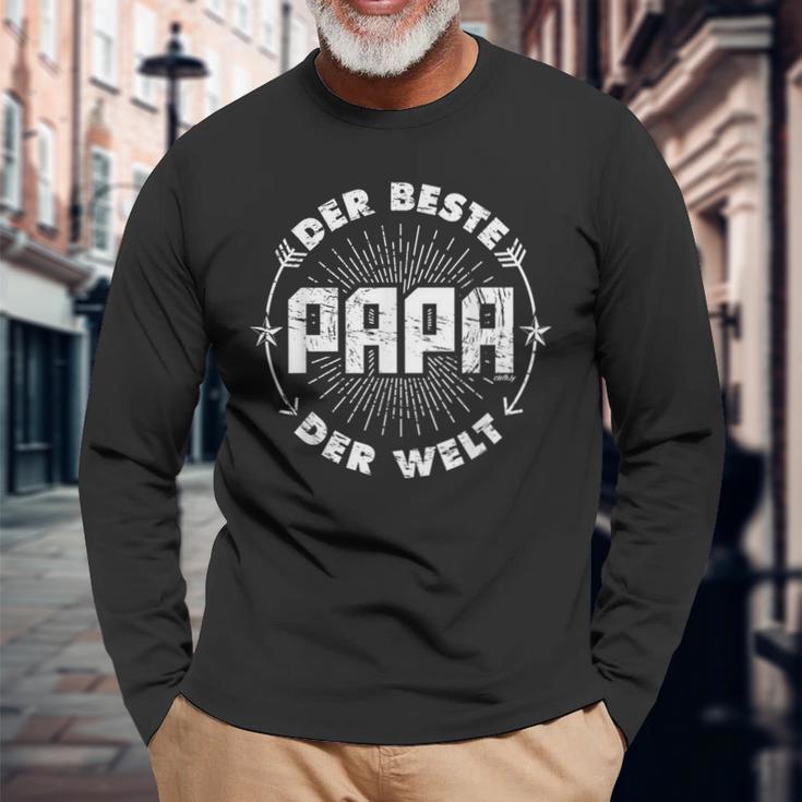 Father's Day Bester Papa Der Welt Fater Idea Langarmshirts Geschenke für alte Männer