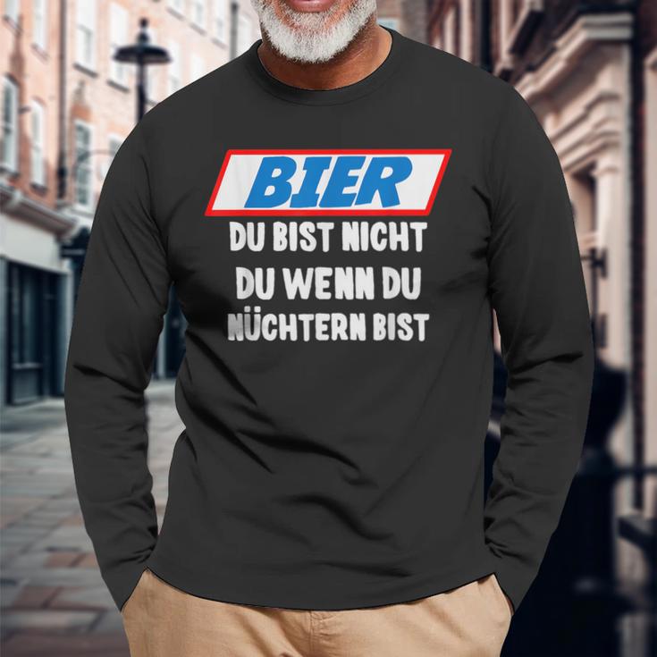 Father's Day Outfit Bier Du Bist Nicht Du Wenn Du Nüchtern Bist Langarmshirts Geschenke für alte Männer