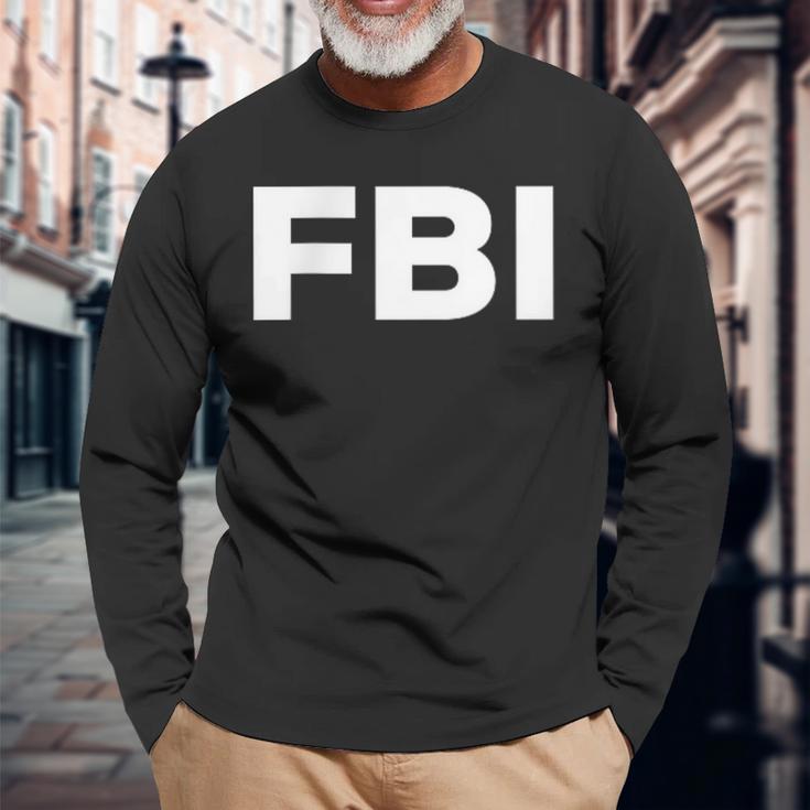 Federal Bureau Of Investigation Fbi Costume Langarmshirts Geschenke für alte Männer