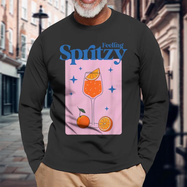 Feeling Spritzy X Hallöchen Aperoliker Langarmshirts Geschenke für alte Männer