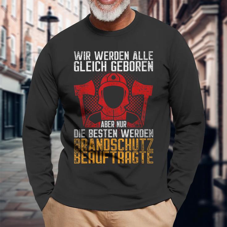 Feuerschutzbebeunger Fire Protection Association Langarmshirts Geschenke für alte Männer