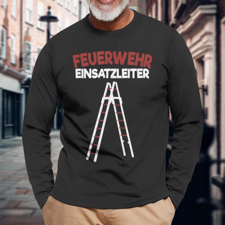 Feuerwehrmann Und Feuerwehrwehrwehr Fire Brigade Langarmshirts Geschenke für alte Männer