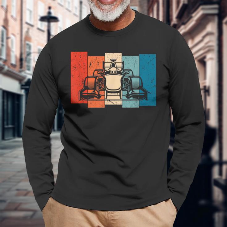 Formula Racing 2024 Race Car Vintage Retro Formula Long Sleeve T-Shirt Gifts for Old Men