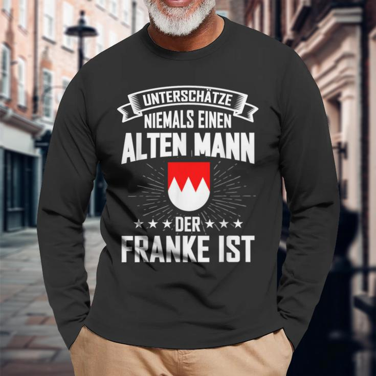 Franken Nuremberg Fränkisch Oberfranken Langarmshirts Geschenke für alte Männer