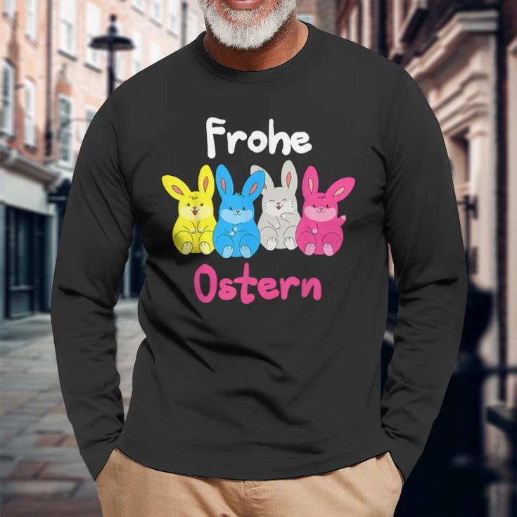 Frohe Ostern Easter Bunny Langarmshirts Geschenke für alte Männer