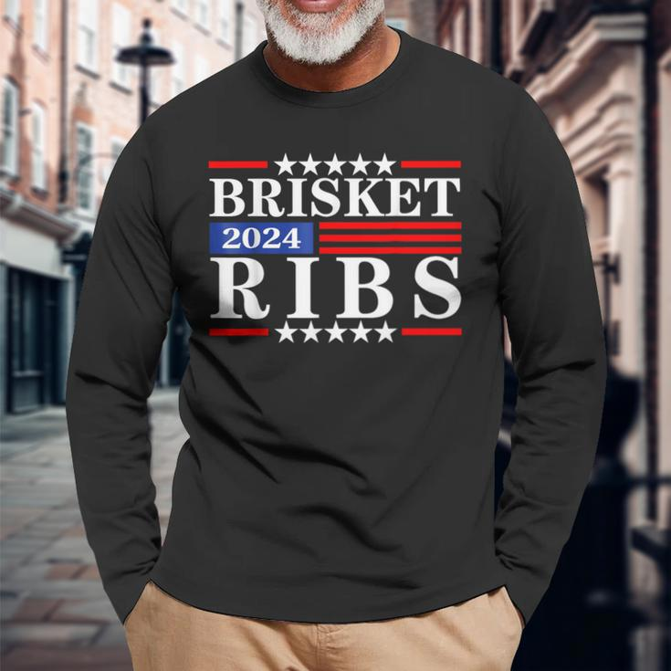 Brisket Ribs Brisket Ribs 2024 Long Sleeve T-Shirt Gifts for Old Men