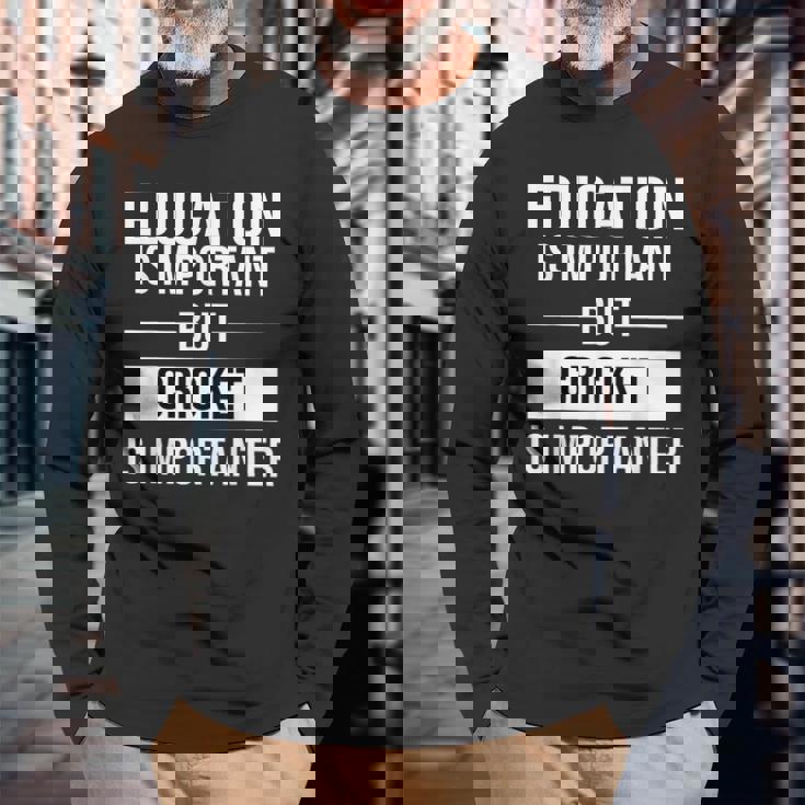 Cricket Fan Indian Cricket Fans Long Sleeve T-Shirt Gifts for Old Men Cricket Fan Indian Cricket Fans Long Sleeve T-Shirt Gifts for Old Men