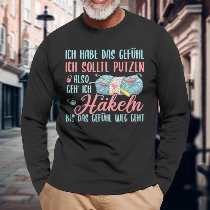 Crocheting Langarmshirts Geschenke für alte Männer