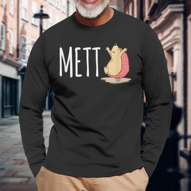 Mettigel Ruhrpott Hedgehog From Hack Mettigel Langarmshirts Geschenke für alte Männer