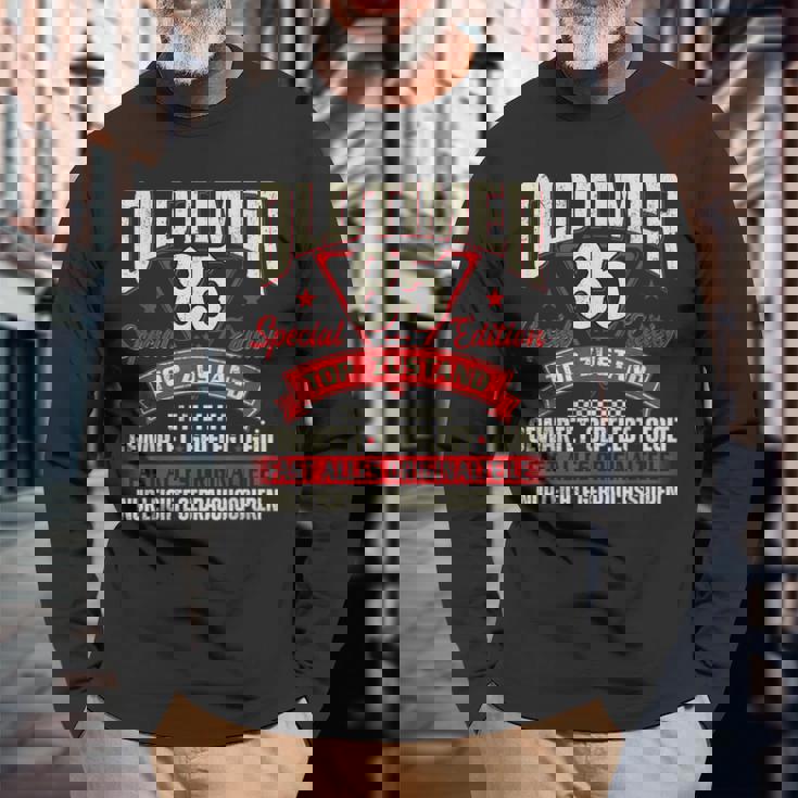 Oldtimer 85 Jahre Birthday Langarmshirts Geschenke für alte Männer