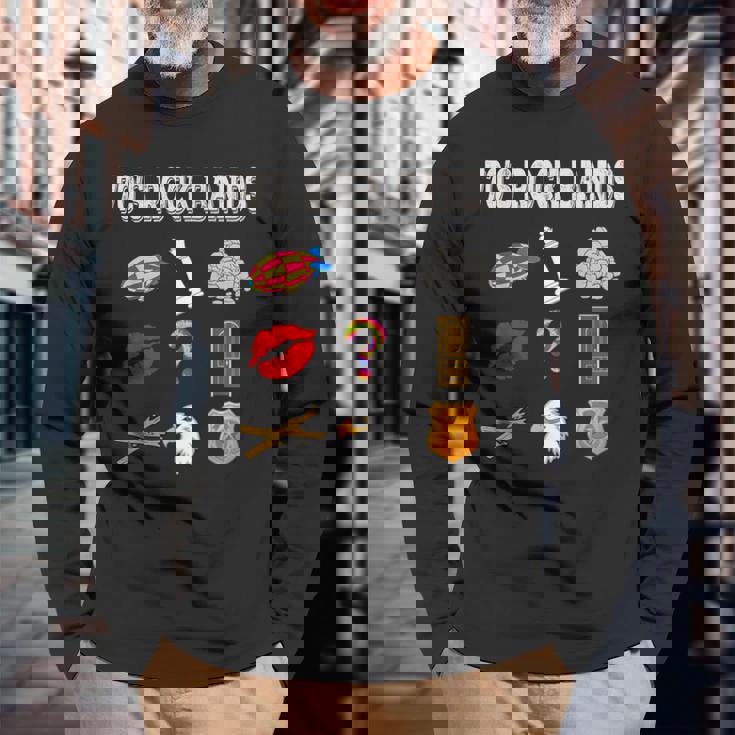 Vintage 70'S Rock Band Long Sleeve T-Shirt | Mazezy