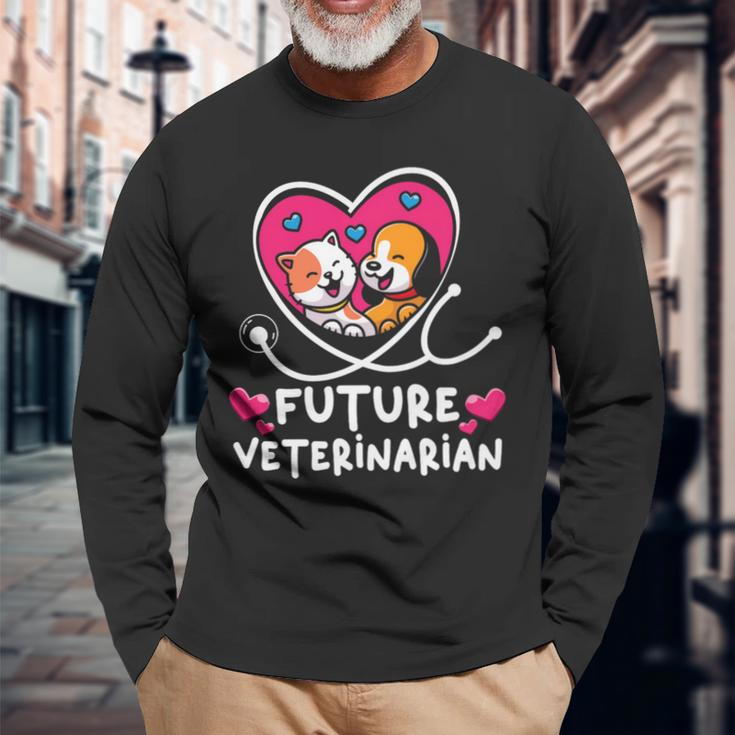 Future Veterinarian Clothing Made For A My Healthy Vet Long Sleeve T-Shirt Gifts for Old Men