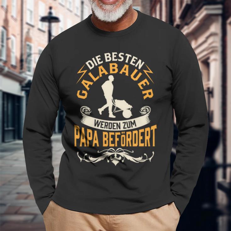 Galabauer Werden Papa Landschaftsbauer Galabau Langarmshirts Geschenke für alte Männer