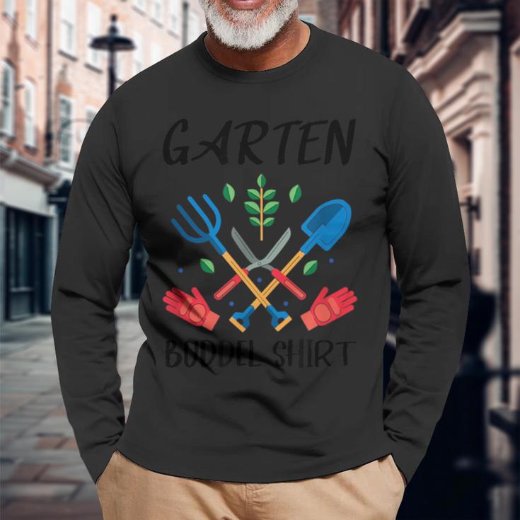 Garden Buddel Garden Gardener Hobby Gardener Langarmshirts Geschenke für alte Männer