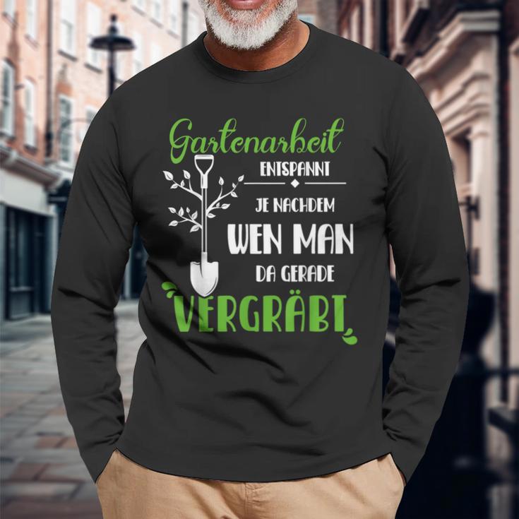 Gardening Relaxed Langarmshirts Geschenke für alte Männer