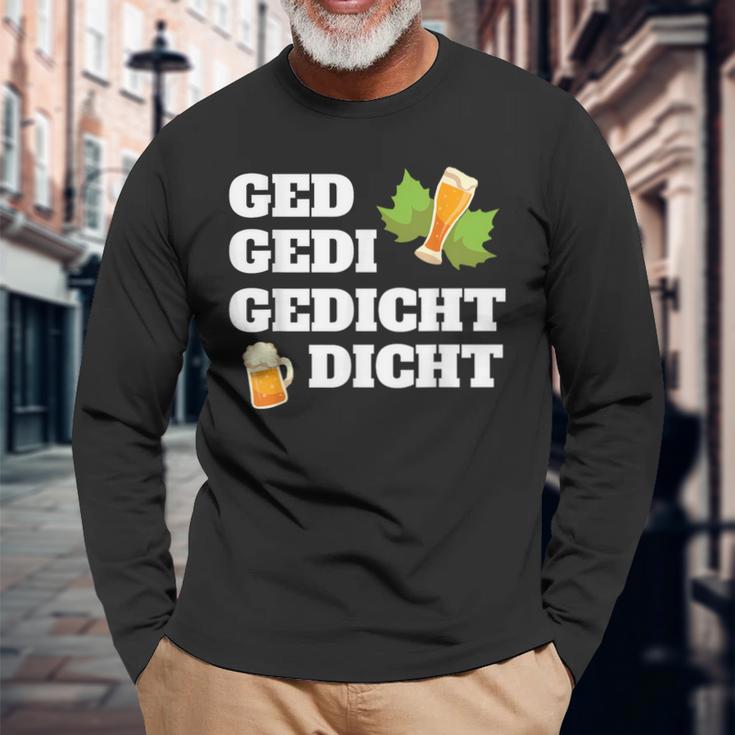 Gedi Word Game Firmgedi Taufdi Ged Langarmshirts Geschenke für alte Männer