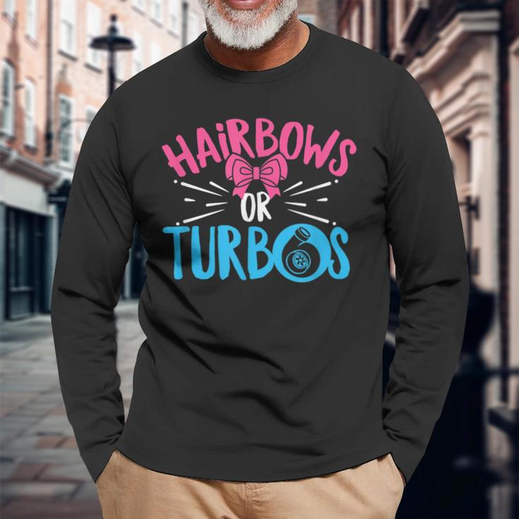 Gender Reveal Car Racing Quote For A Car Tuning Fan Long Sleeve T-Shirt Gifts for Old Men