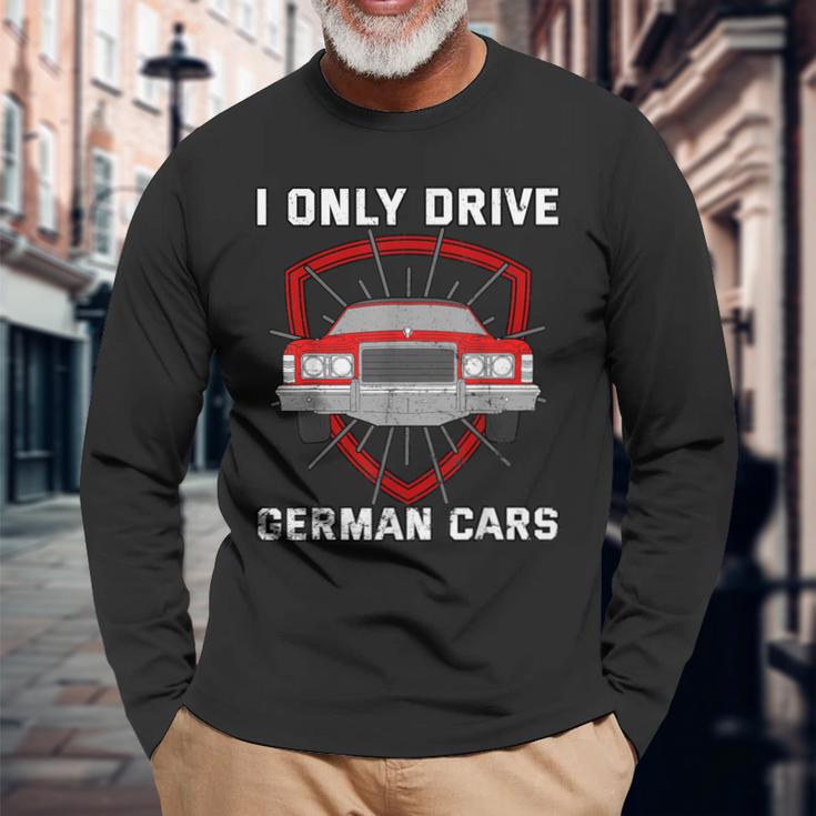 Germany German Citizen Berlin Car Lovers Idea Long Sleeve T-Shirt Gifts for Old Men