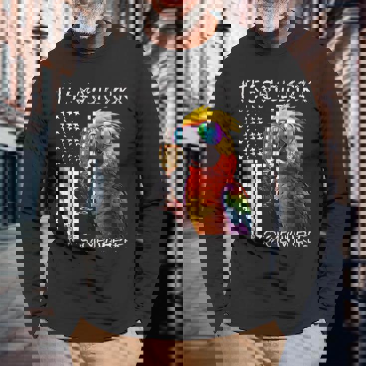 Grab A Drink And Toast To The Sun It's 5 O'clock Somewhere Long Sleeve T-Shirt Gifts for Old Men