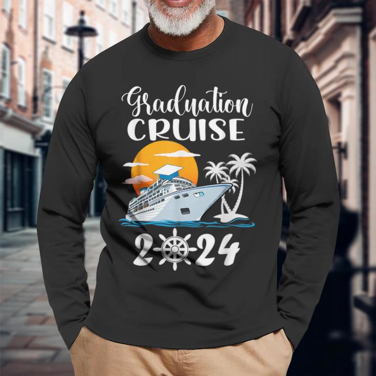 Graduate Cruise Ship Long Sleeve T-Shirt Gifts for Old Men