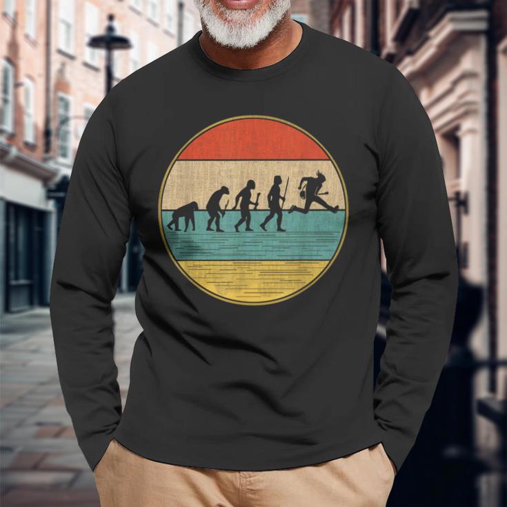 Guitar Evolution Guitarist Retro Vintage Long Sleeve T-Shirt Gifts for Old Men