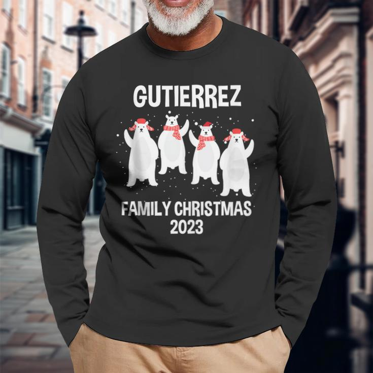 Gutierrez Family Name Gutierrez Family Christmas Long Sleeve T-Shirt Gifts for Old Men
