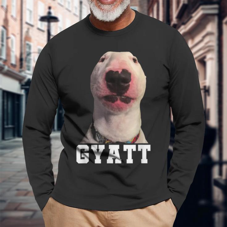 Gyatt Meme Damn Cringe Gyatt Long Sleeve T-Shirt - Seseable