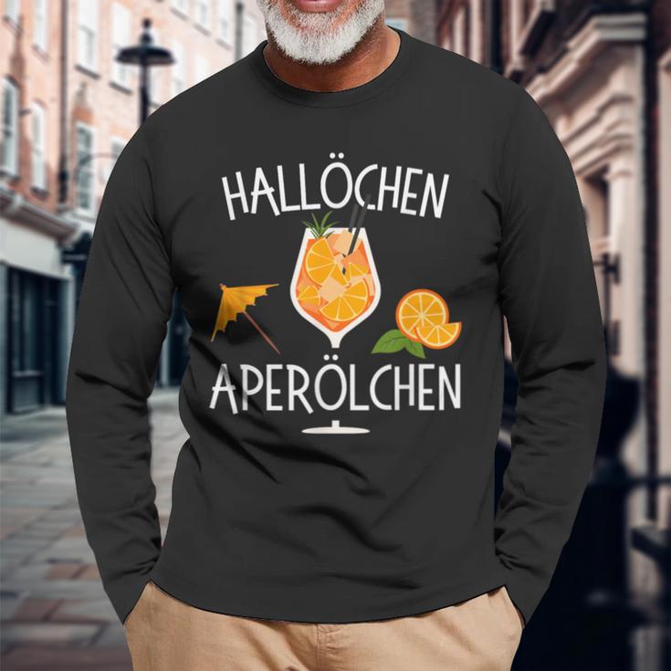 Hallöchen Aperölchen Spritz Party Carnival Langarmshirts Geschenke für alte Männer