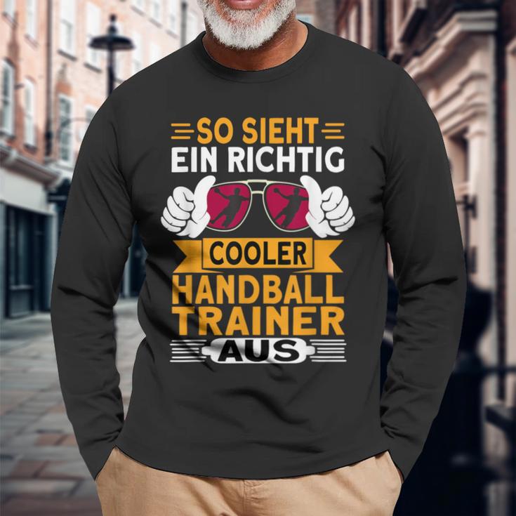 Handball Trainer Best Handball Trainer Langarmshirts Geschenke für alte Männer