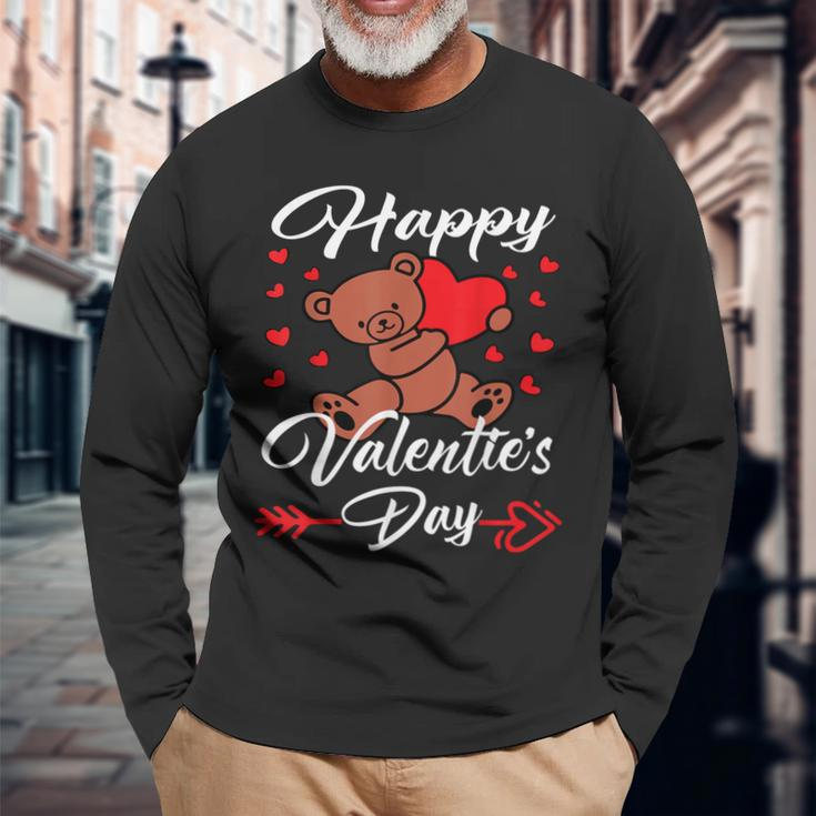 Happy Valentines Day Outfit Women Valentine's Day Long Sleeve T-Shirt Gifts for Old Men