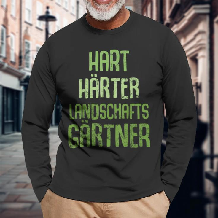 Hard Hardener Landscape Gardener Gardening Langarmshirts Geschenke für alte Männer