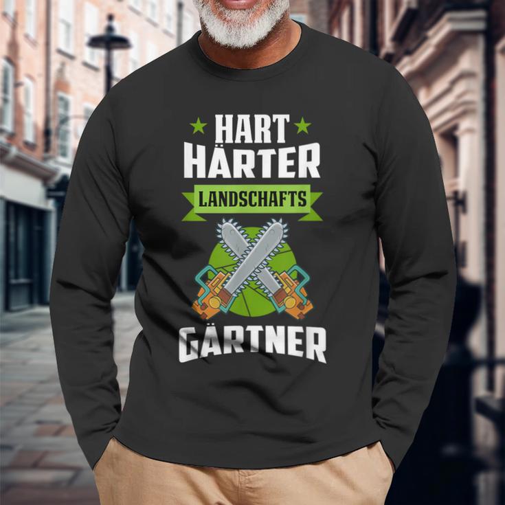 Hart Härter Landscaping Gardener For Garden And Landscaping Langarmshirts Geschenke für alte Männer